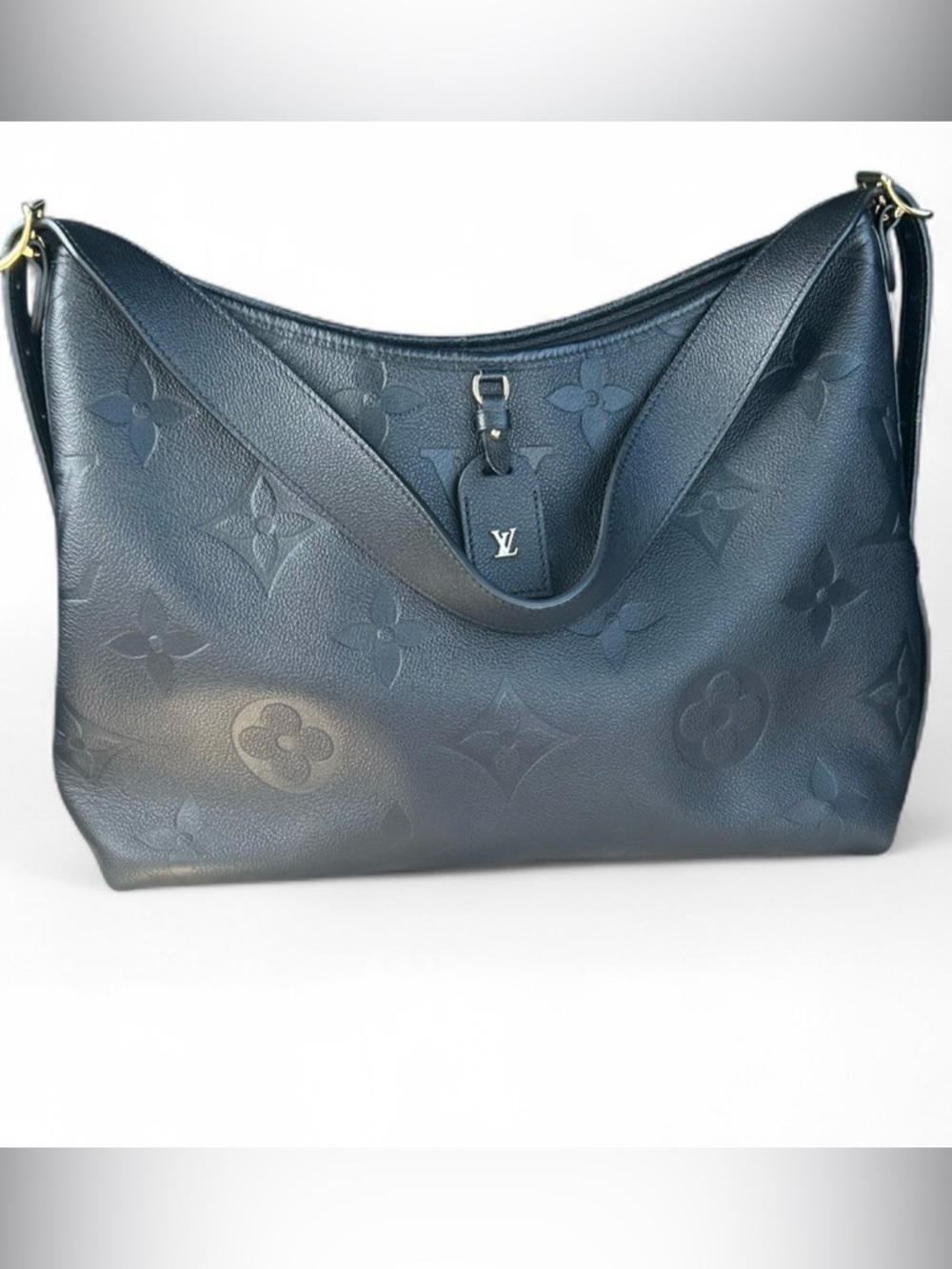 Louis Vuitton Carryall Leather Monogram Bag with Removable Zip Pouch